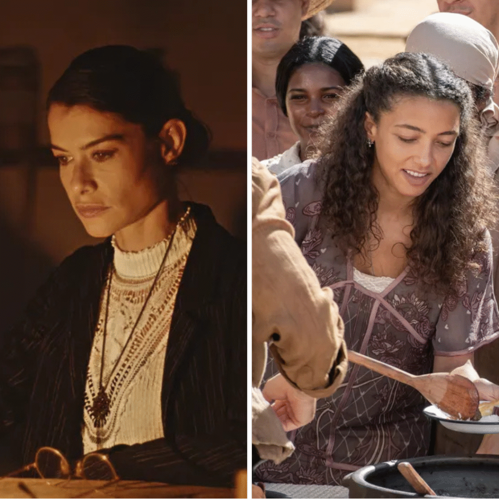 Alinne Moraes e Alice Carvalho viverão um romance na novela Guerreiros do Sol