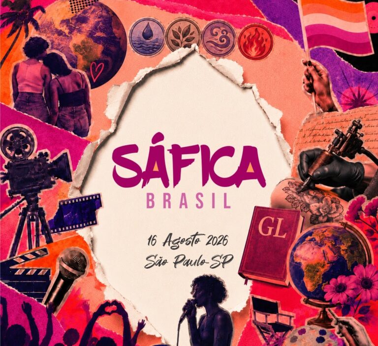 Festival Sáfica Brasil acontece em 16 de agosto com cinema, literatura e experiências imersivas em São Paulo